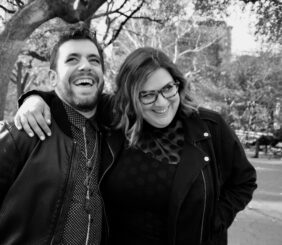 Jennifer Hartswick and Nick Cassarino
